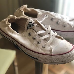 Converse White Slip On Size 9